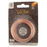 Beadsmith Craft Wire Tarnish Resistant Square - Natural Copper 18ga