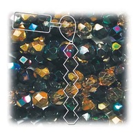Czech Glass Round FirePolished Beads - Heavy Metals x 4mm