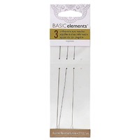 Collapsible Eye Beading Needle 5" - Assorted 3 Piece Pack