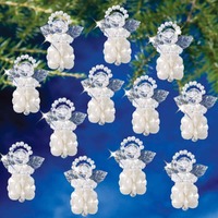 Beaded Ornament Kit - Baby Sunburst Angels