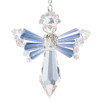 Crystal Angel Beaded Suncatcher Kit - March Birthstone