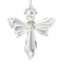 Crystal Angel Beaded Suncatcher Kit - April Birthstone