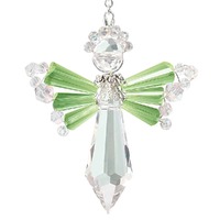 Crystal Angel Beaded Suncatcher Kit - August Birthstone