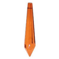 Crystal Icicle Drop - Sunburst Orange x 80mm