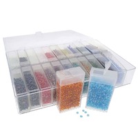 Glass Seed Bead Assortment Kit - Size 8/0