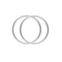 Sterling Silver Sleeper Earring Hoops x 15mm