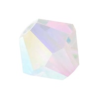 Preciosa Crystal Bicone Beads - Crystal AB2X 4mm