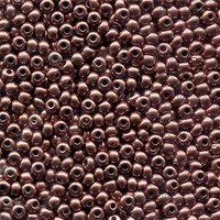 Czech Glass Seed Beads Size 6/0 - Bronze Copper x 20g