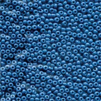 Czech Glass Seed Beads Size 6/0 - Opaque Denim x 20g