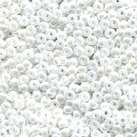 Miyuki Seed Beads Size 8/0 - White Pearl Ceylon