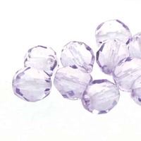 Czech Glass FirePolished Beads - Dark Tanzanite x 6mm