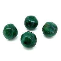 Plaza Green Vintage Lucite Bead