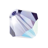 Preciosa Crystal Bicone Beads - Tanzanite AB 6mm