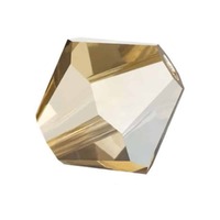 Preciosa Crystal Bicone Beads - Crystal Flare x 6mm