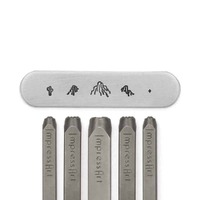 Impressart Signature Metal Design Stamp - Desert Mountain