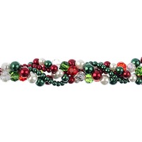 Inspirational Bead Mix - Red White Green