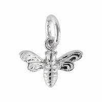 Sterling Silver Charm with Jump Ring - Bumble Bee