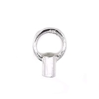 Sterling Silver End Cap with Ring