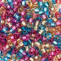 Czech Glass Seed Beads Size 6/0 - Valley of Dolls Mix