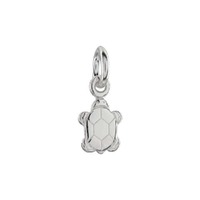Sterling Silver Charm with Jump Ring - Turtle