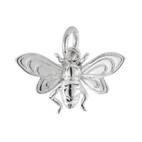 Sterling Silver Charm with Jump Ring - Honey Bee