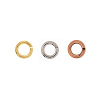 Round Jump Rings Assorted Colours - 4mm