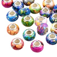 European Large Hole Glass Beads - Artisan Mosaic