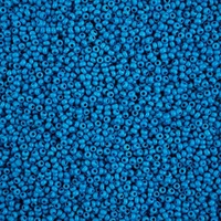 Czech Glass Seed Beads Size 10/0 - Terra Intensive Blue Matt