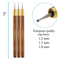 Round your wire tool - 3 pack 1.2, 1.5, 1.8mm cup burs