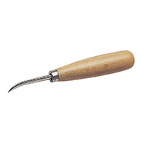 Curved Burnisher 2" – Oval Steel Tool for Smoothing & Bezel Setting