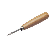 Straight Burnisher 1.5" – Oval Polished Steel Tool for Bezel Setting