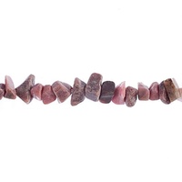Semi-Precious Chip Beads – Rhodonite (16" Strand)