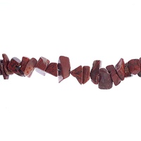 Semi-Precious Chip Beads – Poppy Jasper (16" Strand)