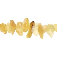 Semi-Precious Chip Beads – Yellow Opal (16" Strand)