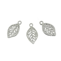 Bohemian Charms Leaf Silver – Pack of 10