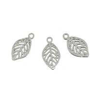 Bohemian Charms Leaf Silver – Pack of 10