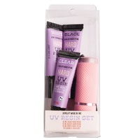 MTC UV Resin Kit – Black, White & Clear Resin with UV Light