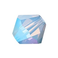 Preciosa Crystal Bicone Beads – Light Sapphire Opal AB 6mm (21pcs)
