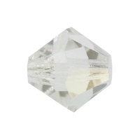 Preciosa Crystal Bicone Beads – Crystal Argent Flare 4mm (31pcs)