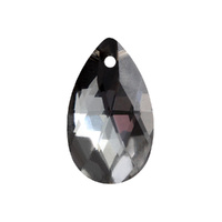 Aurea Crystal Pear Pendant – Crystal Silver Night 16x9mm