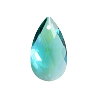 Aurea Crystal Pear Pendant – Aquamarine Paradise Shine 16x9mm