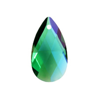 Aurea Crystal Pear Pendant – Emerald Moonlight 16x9mm
