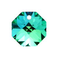 12mm Aurea Crystal Octagon – Crystal Sphinx Single Hole Pendant