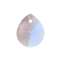 Aurea Mini Pear Crystal Pendant – Violet Moonlight | 8mm x 6mm