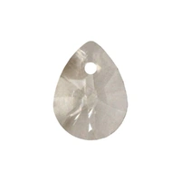 Aurea Mini Pear Crystal Pendant – Crystal Satin | 8mm x 6mm