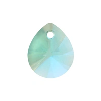 Aurea Mini Pear Crystal Pendant – Aquamarine Moonlight | 8mm x 6mm
