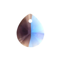 Aurea Mini Pear Crystal Pendant – Amethyst Moonlight | 8mm x 6mm