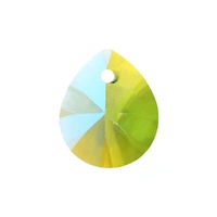 Aurea Mini Pear Crystal Pendant – Aquamarine Paradise Shine | 8mm x 6mm