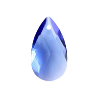 Aurea Crystal Pear Pendant – Sapphire 16x9mm