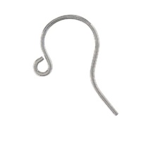 Silver Plated Shepherd Hook Ear Wires – 10 Pairs